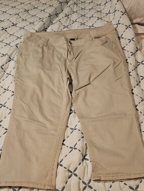 Lane Bryant Khaki Colored Capris